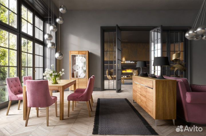 Обеденный стол Latina из массива дуба