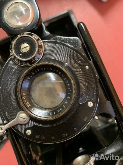 Антикварный немецкий выдвижной фотоаппарат.1