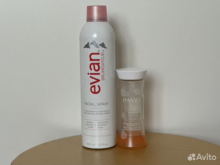 Косметика Payot тонер, Evian термальная вода