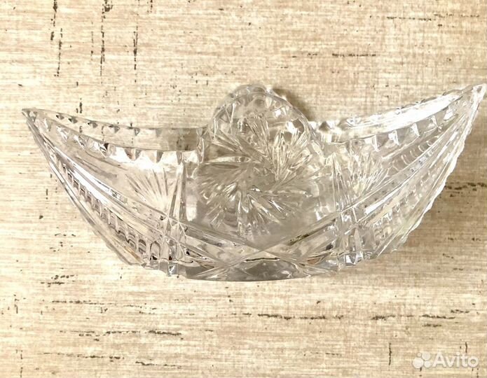 Ваза хрустальная СССР антиквариат