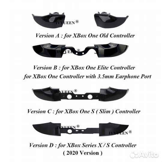 Кнопки LB RB передний бампер для геймпада Xbox One