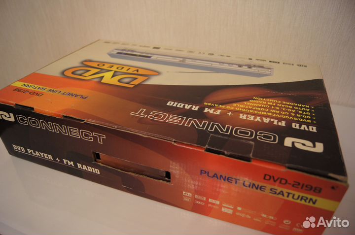 DVD-проигрыватель + FM радио connect DVD 2198