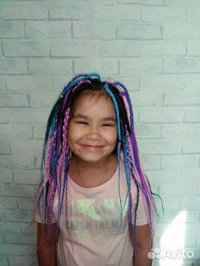 Афрокосы, дреды