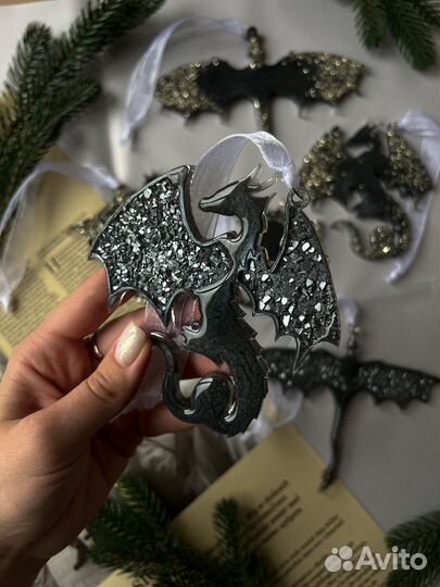 Елочные игрушки из эпоксидной смолы