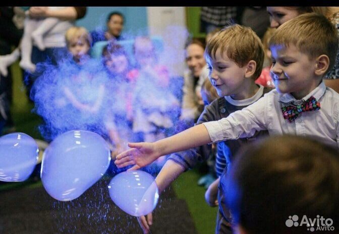 Шоу мыльных пузырей