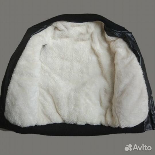 Кожаная куртка - бомбер, косуха 150 размер