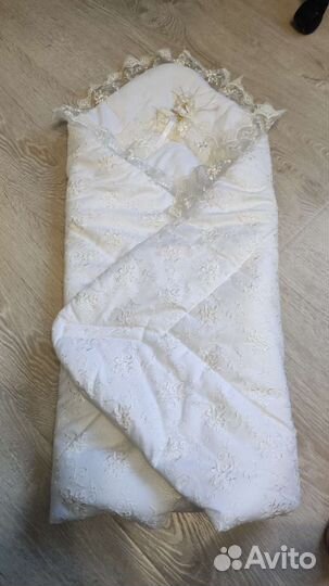 Конверт одеяло на выписку зима