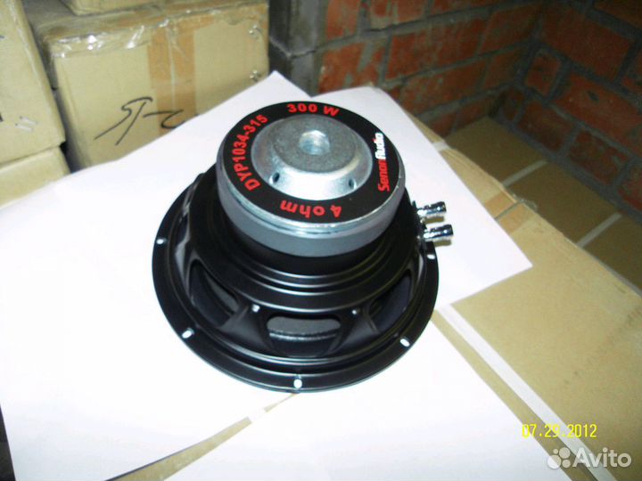 Динамик 10 дюймов для саба