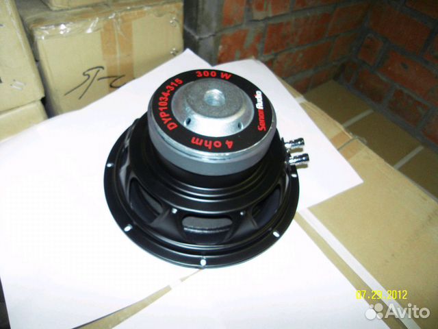 Динамик 10 дюймов для саба