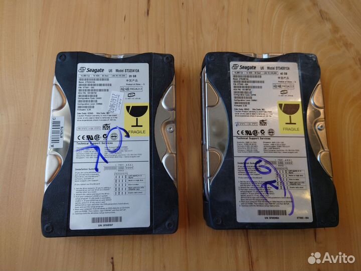 Жесткий диск Seagate 20, 40 Гб
