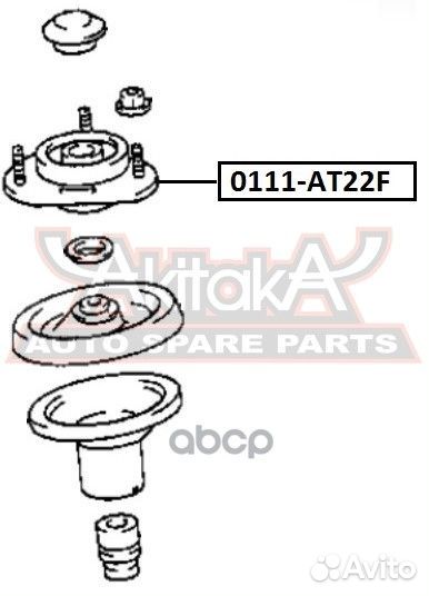 Опора амортизатора toyota avensis
