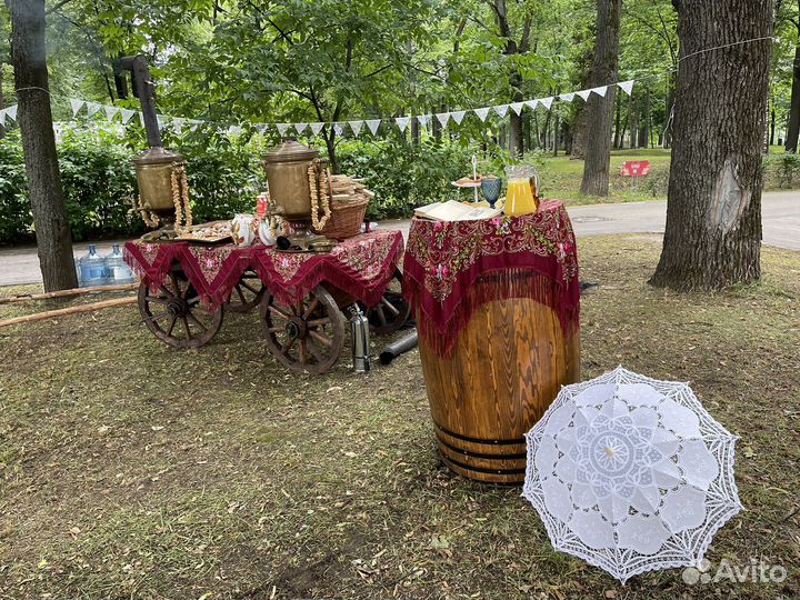 Аренда прокат самоваров, чаепитие, мероприятие