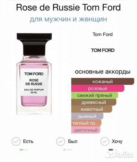 Том Форд, Амуаж, винтаж отливанты