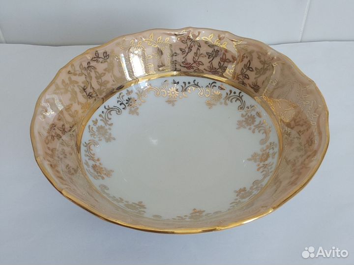Блюдо фарфор богемия