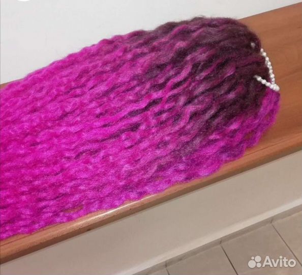 Дреды завитые