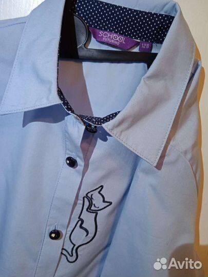 Школьная блузка 128