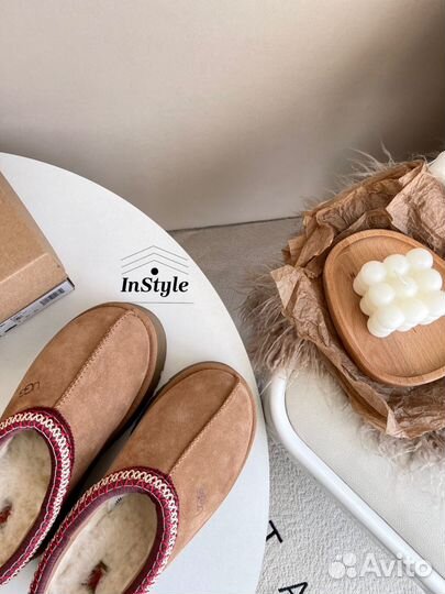 Угги Ugg tazz platform tasman chestnut