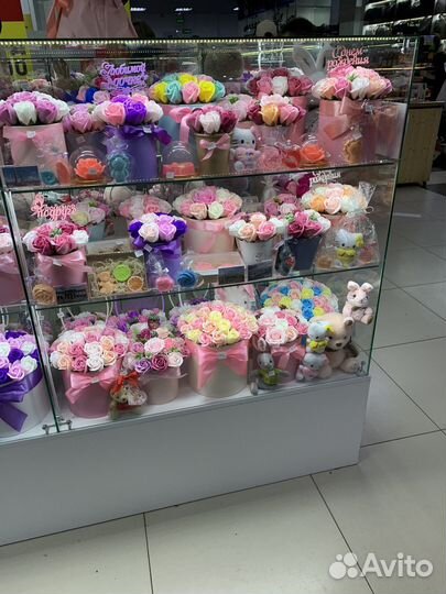 Цветы букеты мыльные розы