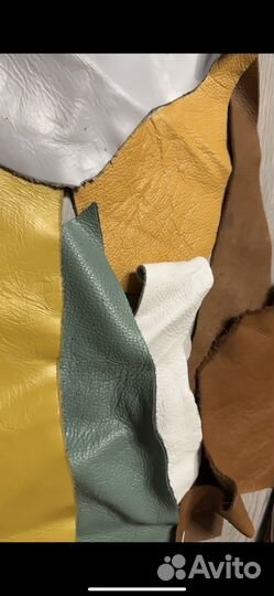 Обрезки натуральной кожи