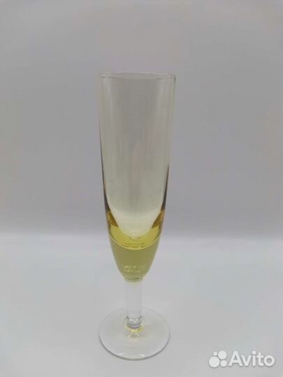 Фужеры рюмочки Жёлтое стекло 5 шт СССР (Ч)