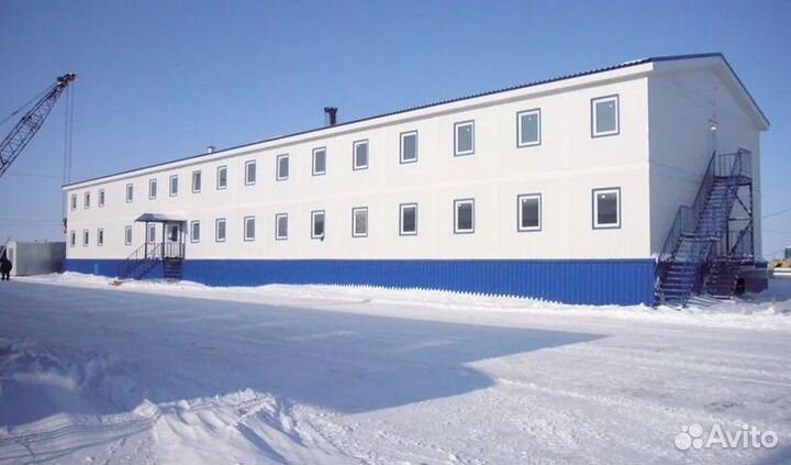 Модульное здание из бытовок