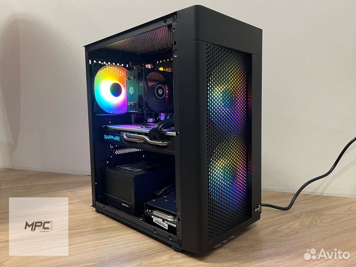 Игровой пк intel 8 ядер RX 570 Nitro+ 8гб озу:16гб
