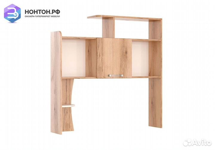 Надстройка для стола Рио 1 дуб делано / белый