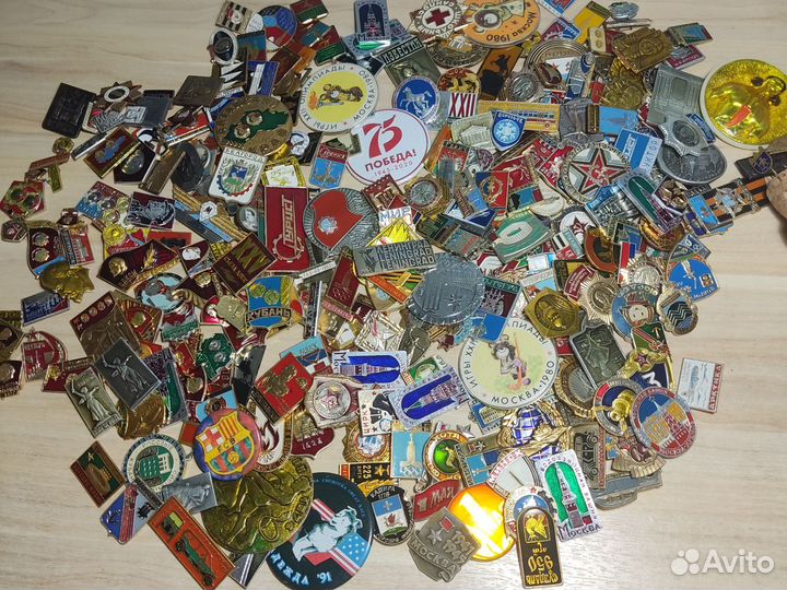 Значки СССР алюминиевые