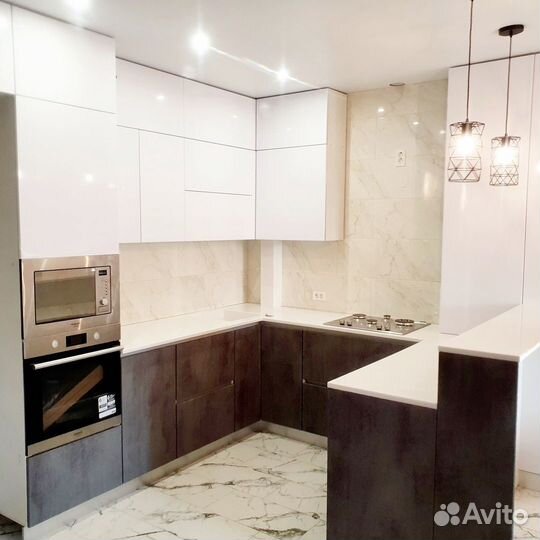 Кухня с барной стойкой на заказ