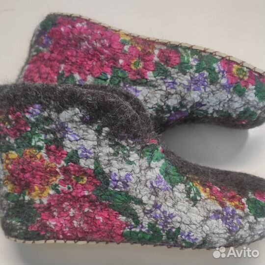 Валяные тапочки