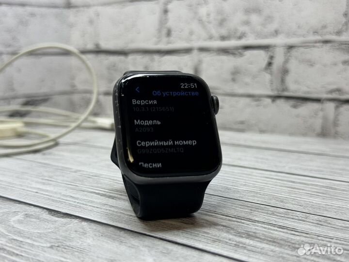 Часы apple watch 5 44 mm 74 акб