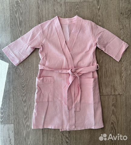 Халат вафельный, хлопок