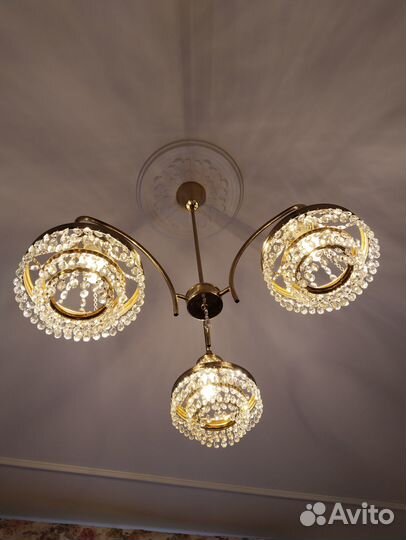 Люстра хрустальная чехия