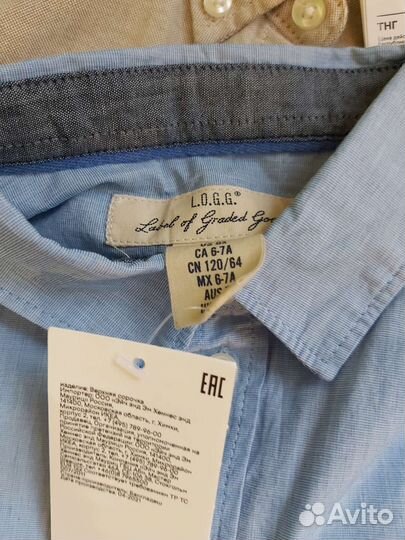 Рубашка H&M 122 новые