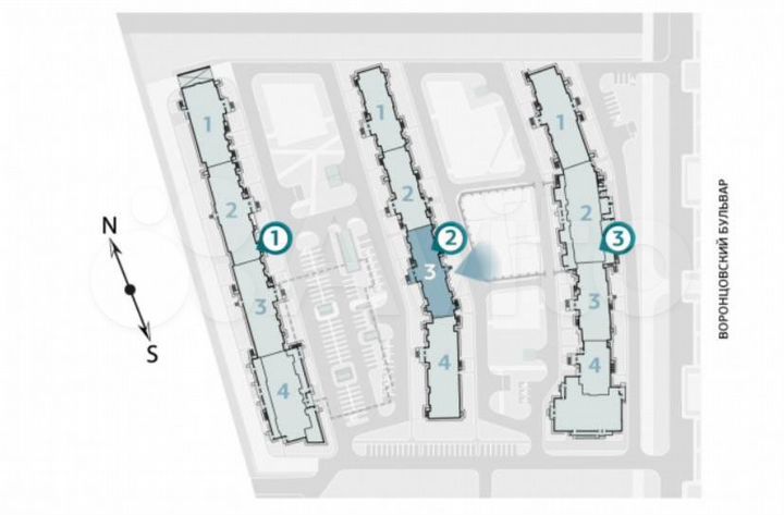 1-к. квартира, 26,4 м², 14/18 эт.