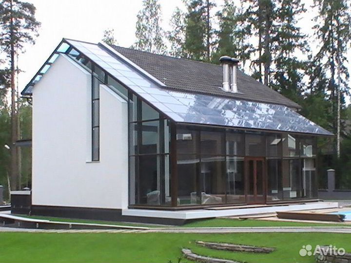 Зимний сад крыша стекло