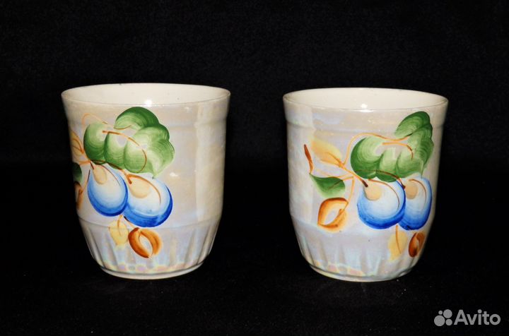 Фарфоровые чашки стаканы редкие Клеймо эз СССР