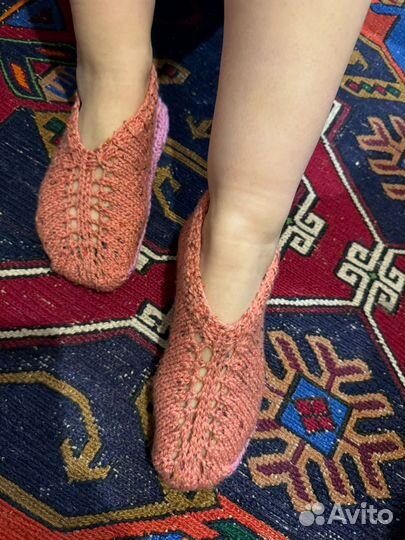 Вязаные носочки