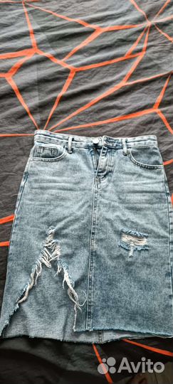 Юбка джинсовая