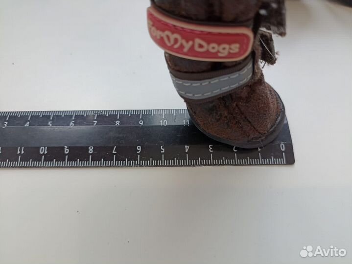 Ботинки зимние для собаки