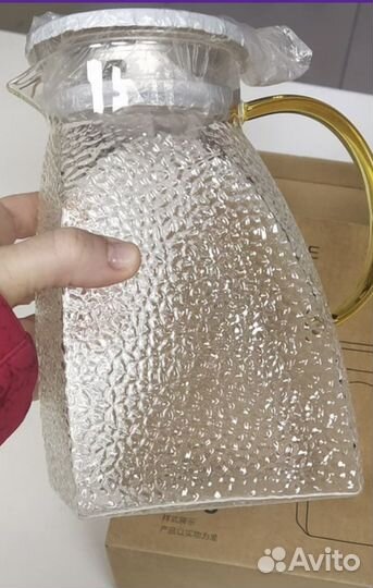 Чайник -кувшин жаропрочный