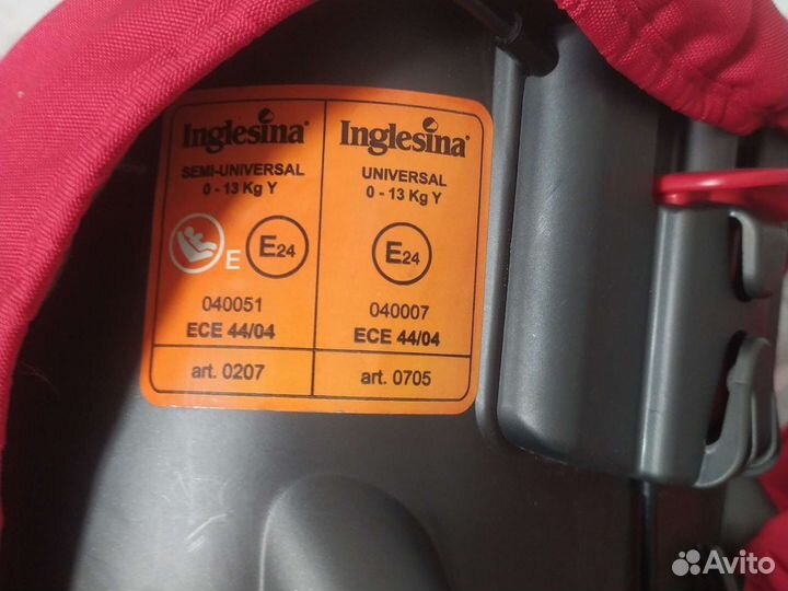 Детское автокресло inglesina 0-13 кг