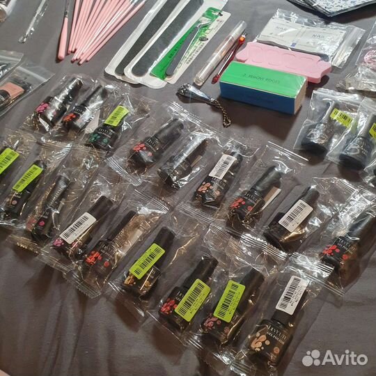 Большой набор для маникюра, наращивания и дизайна