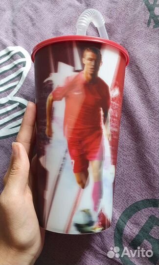 Стакан с автографом Криштиану Роналду