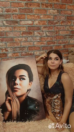 Портрет по фото, фотопечать на холсте в Воронеже