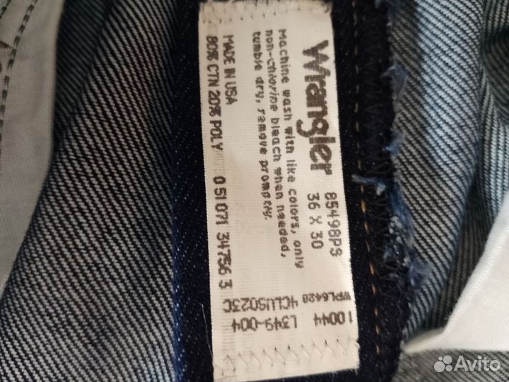 Джинсы Wrangler. 85498 PS. Made in the USA W36 L30