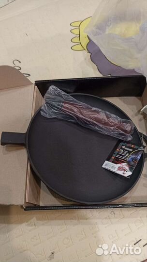 Сковорода блинная чугунная 22 см