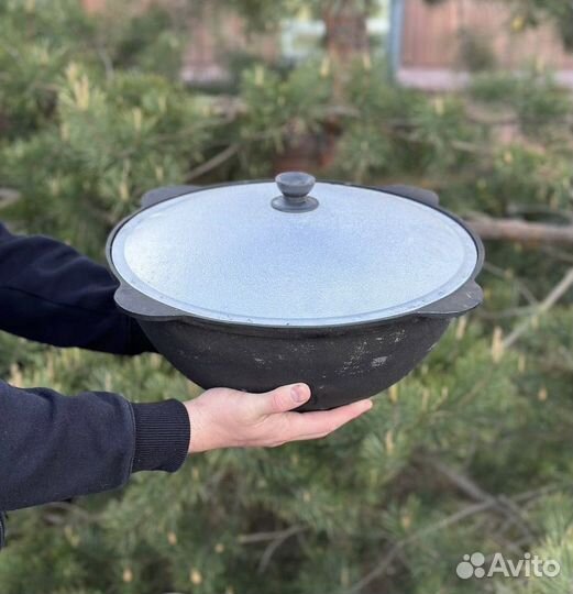 Казан чугунный 10 литров