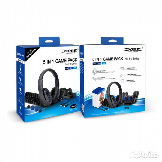 Игровой набор 5 в 1 PS4 Slim/Pro и другие