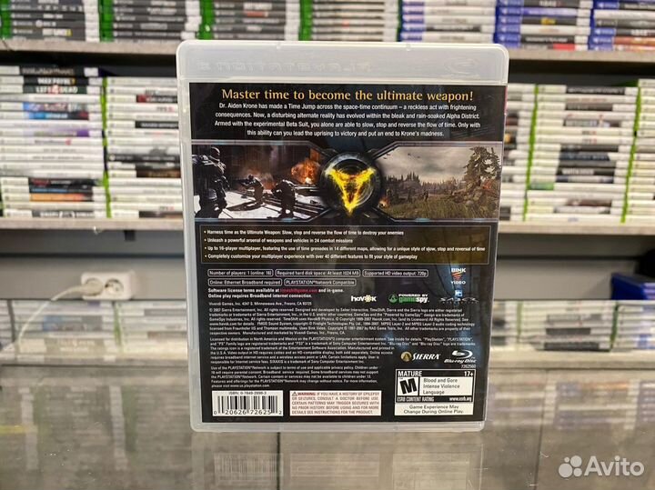 TimeShift PS3 Игры, есть обмен